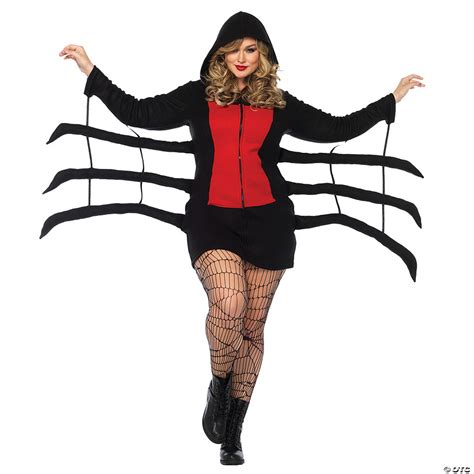 Womens Cozy Black Widow Spider Costume Oriental Trading