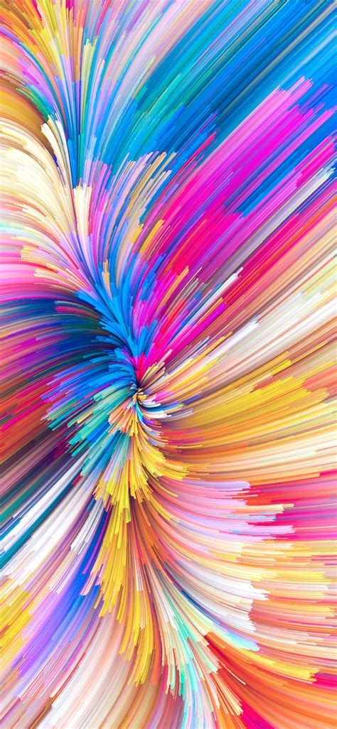 Apple Iphone Wallpaper Vy08 Color Rainbow Digital Art