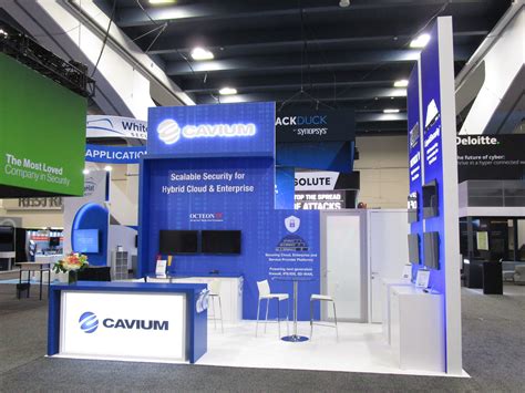 Cavium At Rsa Conference Trade Show Booth Design Booth Design
