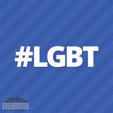 lgbt hashtag vinyl decal sticker lesbian gay bisexual transgender ebay