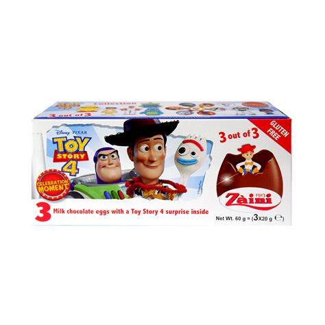 Zaini Disney Pixar Toy Story 4 Chocolate Egg 60g Sweet Avenue