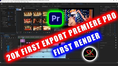 How To Render And Export 20x Faster In Premiere Pro Export Video In