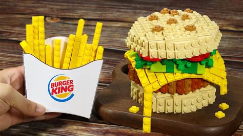 Lego Burger King Whopper And French Fries In Real Life Lego Fast Food