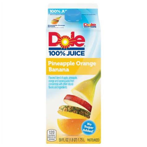 Dole Pineapple Orange Banana Juice 59 Fl Oz Kroger