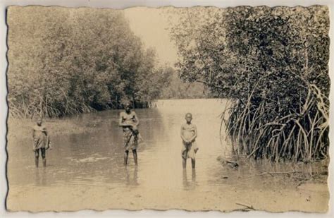 Angola Native Nude Girls River Bath MÄdchen Baden Im Fluss Vintage Photo Pc Ebay