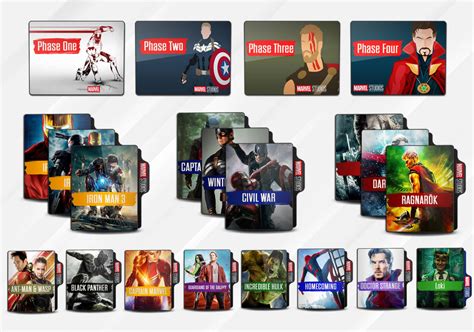 Marvel Phases Folder Icons By Draconoss On Deviantart Vrogue Co