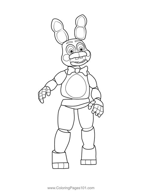 Bonnie Fnaf Coloring Pages