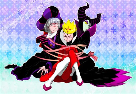 Maleficent Claude Frollo And Queen Grimhilde Disneyland And 4 More Drawn By Marimo Yousei
