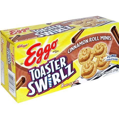 Eggo Toaster Swirlz Cinnamon Roll Minis Frozen Foods St Marys Galaxy