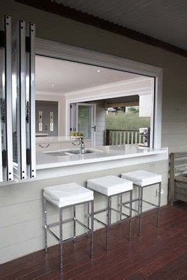 While similar design considerations will apply (think countertop work space. outdoor to indoor kitchen bar | Indoor outdoor kitchen ...
