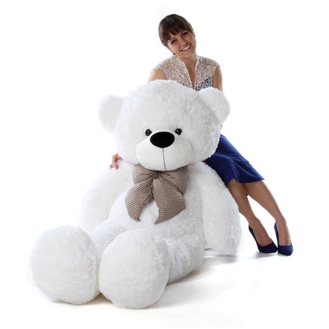 Coco Cuddles 55 Huge White Stuffed Teddy Bear Giant Teddy Bear