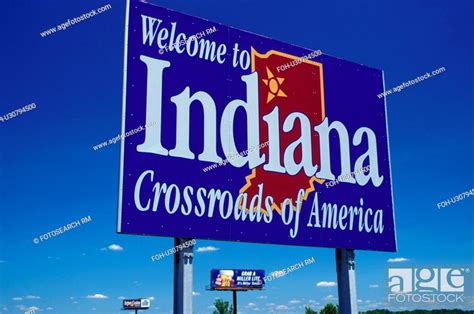 Indiana State Welcome Sign Indiana In Welcome To Indiana Crossroads