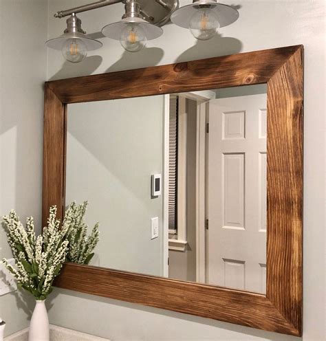 Pallet Wood Mirror Frame