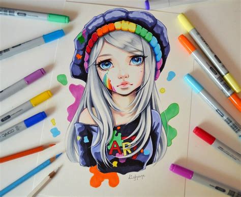 I Am Art By Lighane What Does Art Mean To You Copic Art Drawings