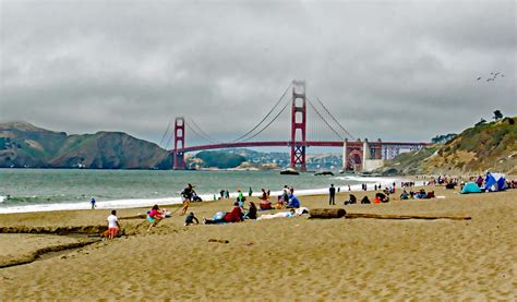 typical july day baker beach san francisco lots of peo… flickr
