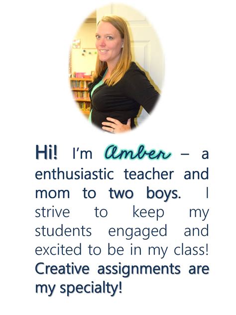 Teacher Bio Template Free