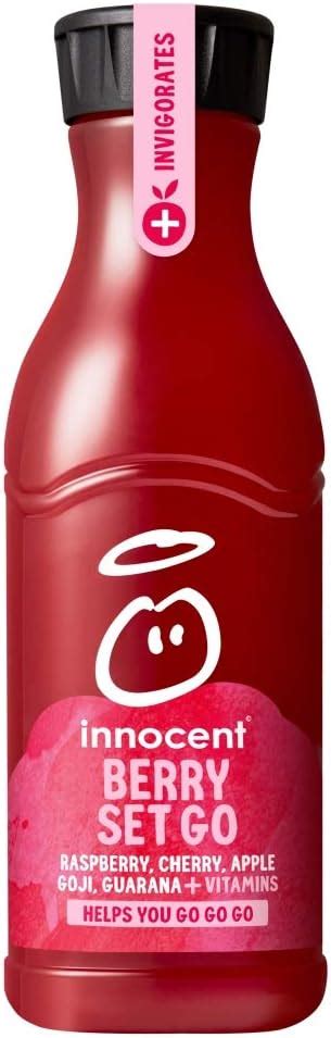 Innocent Plus Berry Set Go Raspberry And Cherry Juice With Vitamins 750ml Uk Grocery