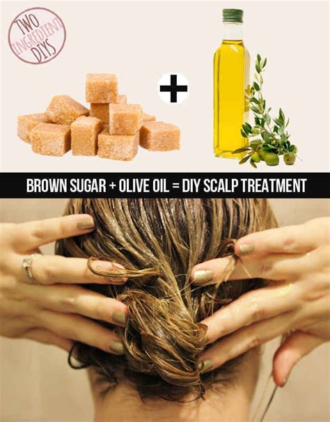 Olive Oil With Sugar Scalp Scrub Take 4 5 Tablespoons Of Sugar In A