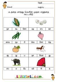 Sight words and other vocabularies' pdf worksheets for 1st grade children, including academic and reading words too, which cover the main vocabulary in 1st grade. Beginning Consonants Worksheets,Tamil Teachers Resources ...