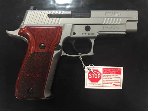 Sig Sauer P226 Elite 9mm Stainless Custom Rosewood Grips