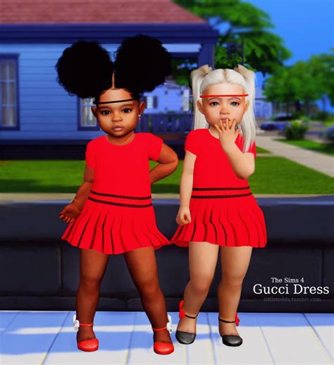 Gucci Dress Sims 4 Cc Kids Clothing Sims 4 Toddler Clothes Sims 4