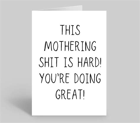 Funny Mothers Day Card Funny Mother Card Handmade Card For Etsy