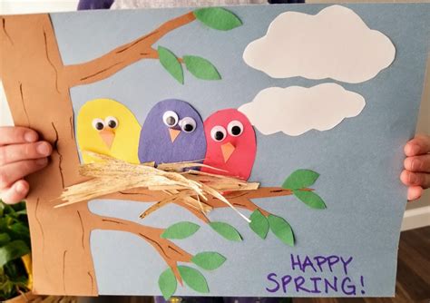 Once Daily Diy Spring Bird Kids Craft