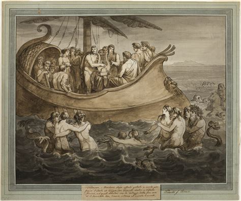 Telemachus And Mentor In A Galley After Fleeing The Island Of Calypso