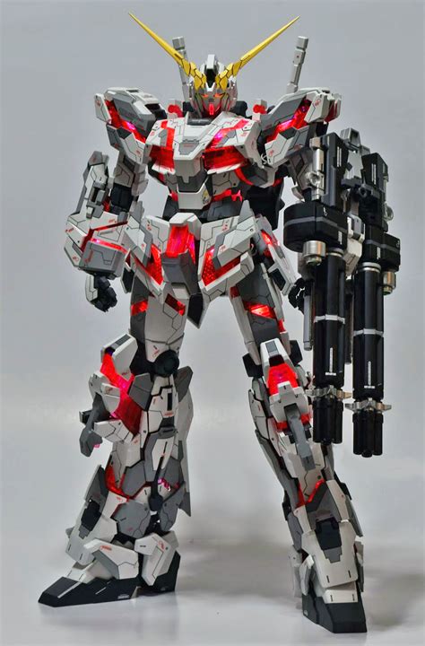 Gundam Guy Pg 160 Unicorn Gundam Customized Build W Leds