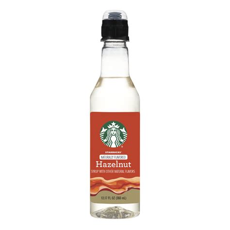 Starbucks Hazelnut Syrup 12 17 Fl Oz Bottle Walmart Com Walmart Com