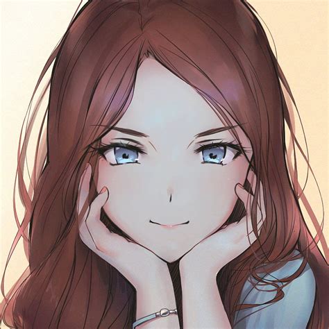 Brown Hair Anime Girl With Bun Anime Wallpaper Hd