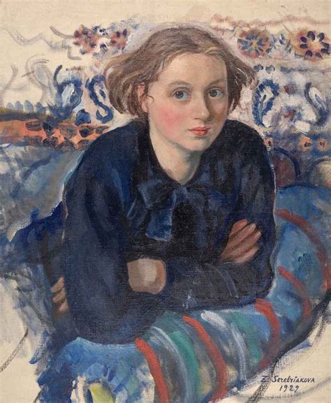 Zinaida Serebriakova Portrait Of Catherine 1929 Oil On Canvas 73 X