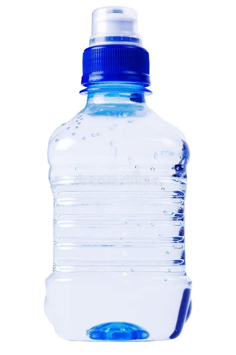 Blue Water Bottle On White Stock Photo Image Of Healthy 15512884