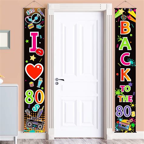 Buy 80s Party Decorations 80s Scene Setters Birthday Banner Backdrop I