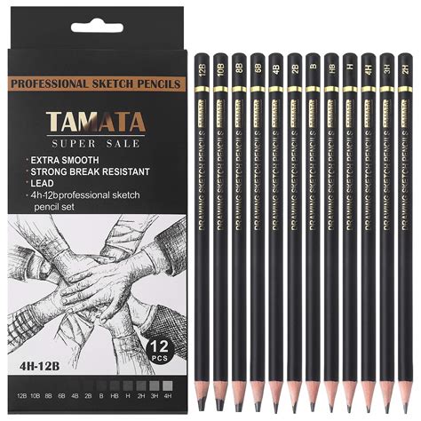 Buy Tamata Professional Drawing Sketching Pencil Set 12 Pieces Art