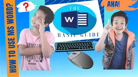 How To Use Ms Word The Basic Guide Youtube