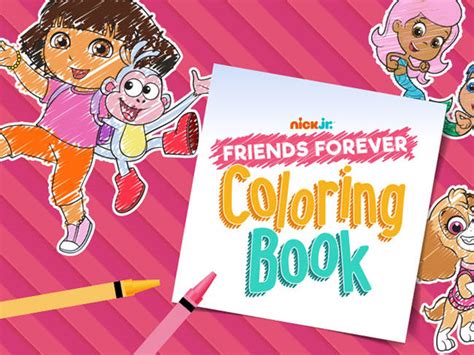 Nick Jr Friends Forever Coloring Book