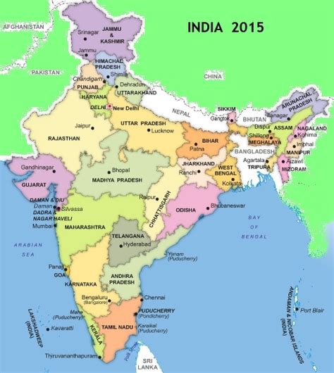 Please Mark The States And Union Territories On Political Map Of India Social Science