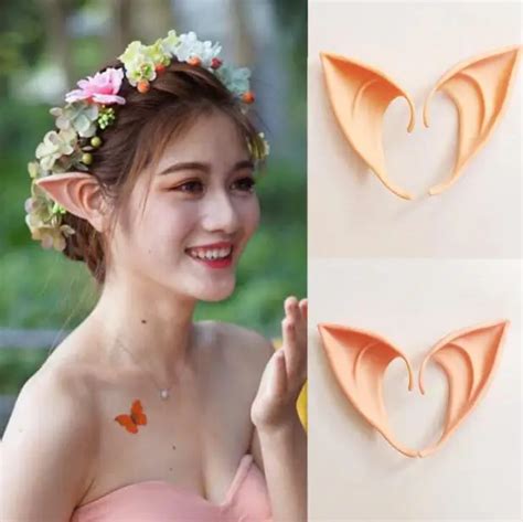 Halloween Props Mysterious Elf Ears Fairy Cosplay Accessories Latex