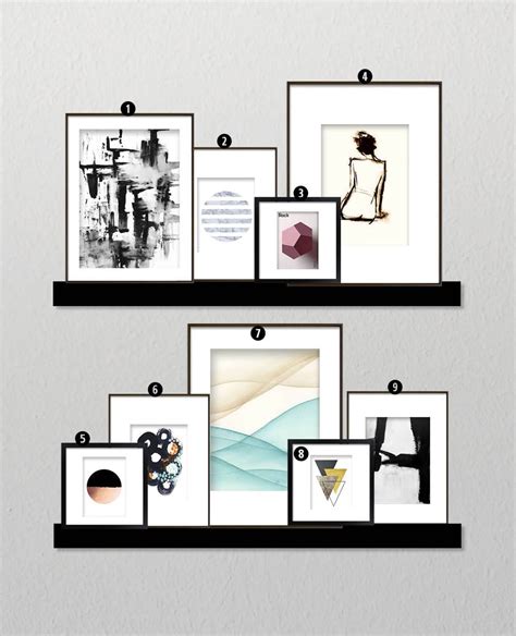 How to Create a Minimalist Gallery Wall • Little Gold Pixel