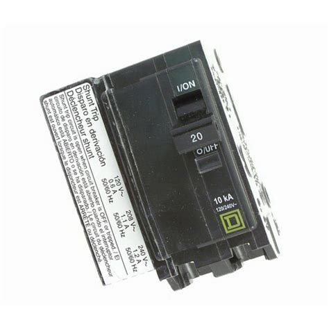 Therefore when any one relay or switch contact closes, thus completing the circuit, the breaker trips. Schneider Electric / Square D QO2301021 QO™ Miniature ...