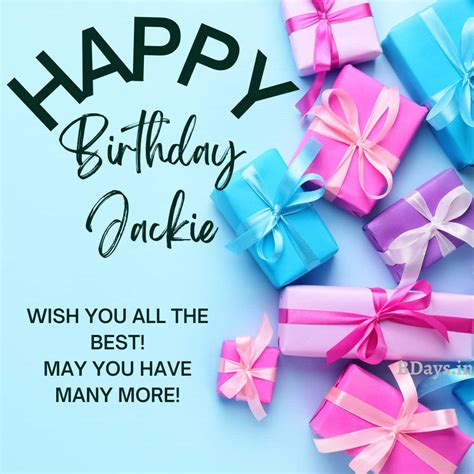 Happy Birthday Jackie Images Cards And Wishes