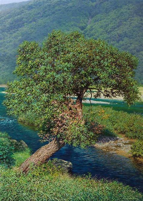 Painting An Jung Hwan Landscape Photography Nature Nature Paintings
