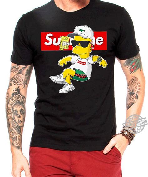 Bart Simpson Supreme Logo Shirt