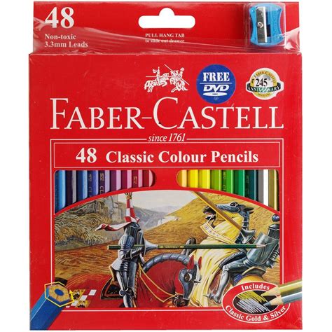 Faber Castell Classic Coloured Pencils 48 Pack Coloured Pencils