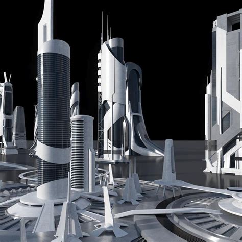 Utopia Kitbash3d Futuristic Architecture Architecture Organic