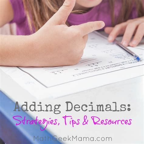 How To Add Decimals Simple Strategies And Tips