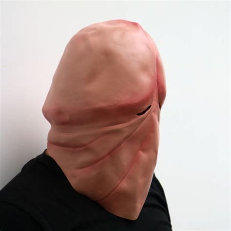Dick Head Mask Latex Penis Tricky Costume Halloween Prank Party Cosplay