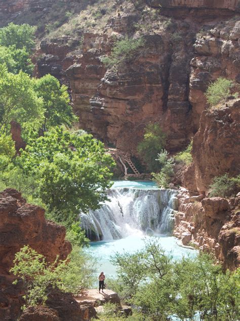 Havasu Falls Trail Az From Mooney To Beaver Falls And The