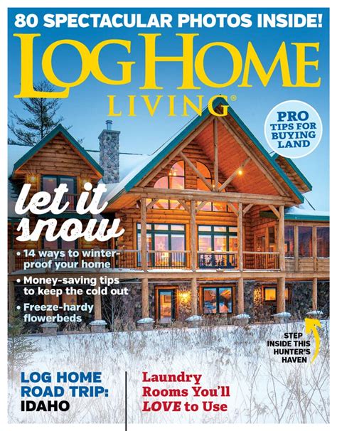 Log Home Living Magazine Subscription Discount Guide To Log Homes